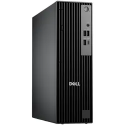 Dell Pro Slim QCS1255, 180W, AMD Ryzen 5 8600G (16 TOPS, 6 cores up to 5.0GHz)), 16GB DDR5 4800MT/s, M.2 512GB SSD, AMD Integrated Graphics, Wi-Fi+BT, SD CR, DP/HDMI/USB-C/USB-A/RJ-45,Speaker, Mouse/K