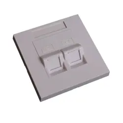 EuroLan modular wall sockets UTP into a wall (without keystones )