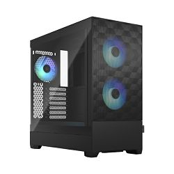 Fractal Pop Air RGB Black TG, crno bez napajanja