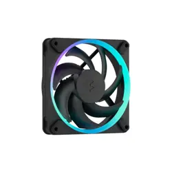 Fractal Momentum 12 RGB, ventilator, crni