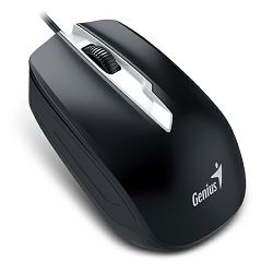 Genius DX-180, ergonomski miš, USB, 1600dpi, crni