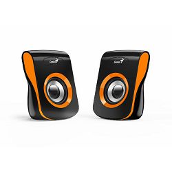 Genius zvučnici SP-Q180, 6W, USB + 3,5mm, narančas