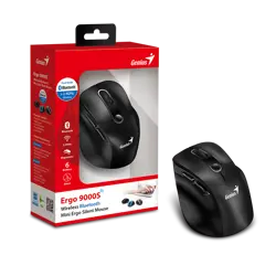 Genius Ergo 9000S, ergonomski bežični miš, crni