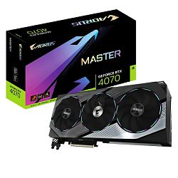 Gigabyte GF RTX4070 AORUS MASTER, 12GB, GDDR6X