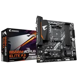 GIGABYTE B550M AORUS ELITE AX, DDR4, SATA3, USB3.2Gen1, HDMI, AM4 mATX