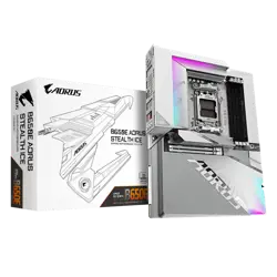 GIGABYTE B650E A STEALTH ICE, DDR5, SATA3, USB3.2Gen2x2, DP, 2.5GbE, WiFi, AM5 ATX