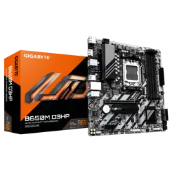 GIGABYTE B650M D3HP, DDR5, SATA3, USB3.2Gen1, DP, 2.5GbE, AM5 mATX