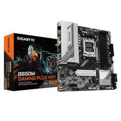 Gigabyte B650M GAMING PLUS WIFI - 1.X - motherboard - micro ATX - Socket AM5 - AMD B650