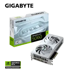 GIGABYTE GIGYTE GEFORCE RTX 5060 EAC OC ICE 8G, 8GB GDDR7, PCI-E 5.0
