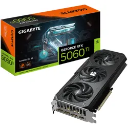 GIGABYTE Video Card NVIDIA GeForce RTX 5060 Ti GAMING OC 8G (8GB GDDR7/128bit, PCI-E 5.0, 1x 8Pin Power connector, Recommended PSU 650W, 3xDP, 1x HDMI, Retail)