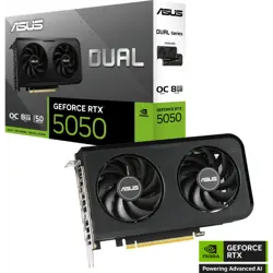 Grafična kartica ASUS Dual GeForce RTX 5050 OC, 8GB GDDR6, PCI-E 5.0 DUAL-RTX5050-O8G