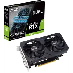 Grafična kartica ASUS GeForce RTX 3050 DUAL OC V2, 8GB GDDR6, PCI-E 4.0