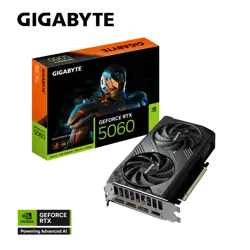 Grafična kartica GIGABYTE GeForce RTX 5060 Windforce MAX OC 8G, 8GB GDDR7, PCI-E 5.0