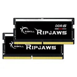 G.Skill RAM Ripjaws - 32 GB (2 x 16 GB Kit) - DDR4 5600 SO-DIMM CL46