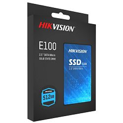 Hikvision E100 SSD 512GB, 2,5", R550/W480