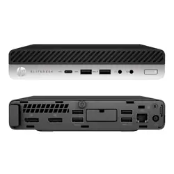 HP EliteDesk 705 G5 DM; AMD Ryzen 5 3400GE 3.3GHz/8GB RAM/256GB SSD PCIe;WiFi/BT/Radeon RX Vega 11/Win 11 Pro 64-bit