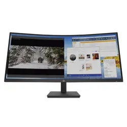 HP M34d WQHD Curved Monitor;;3440x1440, 3500:1, 250cd/m2, HDMI, DisplayPort, USB-C, USB Hub, Speakers, AG