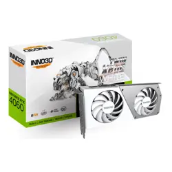 Inno3D GeForce RTX 4060 TWIN X2 OC WHITE - graphics card - GeForce RTX 4060 - 8 GB - white