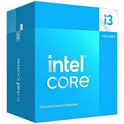 Intel Core i3 14100F, 3,5/4,7GHz, 4C/8T, LGA1700