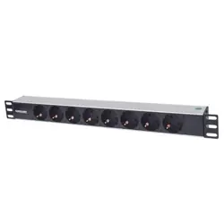 Intellinet 714037 19" 1U Rackmount 8-Output PDU
