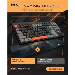 KB MS ELITE K-703C + gaming podloga gratis MS DOD MS TERIS XL505