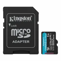 Kingston microSD, Canvas Go! Plus,R200/W160, 1TB