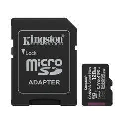 Kingston microSD, Canvas Select Plus, R150, 128GB
