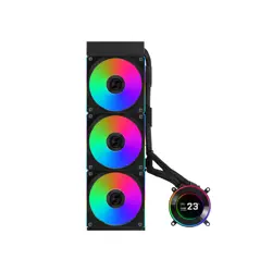 Komplet za tekočinsko hlajenje AIO Liquid Cooler Lian Li HydroShift II LCD-C 360CL, črn