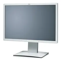 LCD Fujitsu 24" B24W-7; white;1920x1200, 1000:1, 300 cd/m2, VGA, DVI, DP, USB Hub, Speakers, AG, yellowed plastic