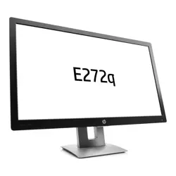 LCD HP EliteDisplay 27" E272q; black/silver;2560x1440, 1000:1, 350cd/m2, VGA, DisplayPort, HDMI, USB Hub, AG