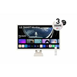 LG 27SR50F-W, 27" Smart monitor, 2xHDMI, zvuč.