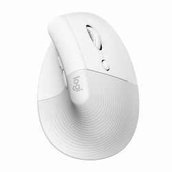 Logitech Lift za Mac, ergonomski miš, bijeli