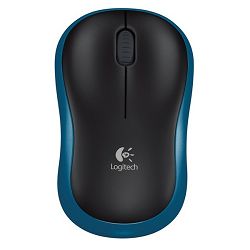 Logitech M185, bežični miš, plavi