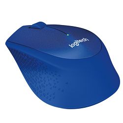 Logitech M330 Silent Plus, optički miš, plavi