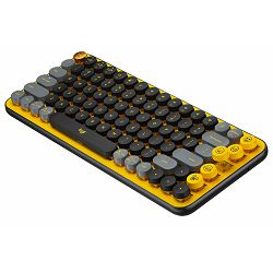 Logitech POP Keys, bežična meh. tipk., žuta/crna