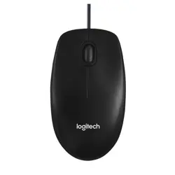 Logitech B100 žičani optički miš, crna
