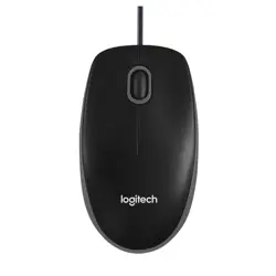 Logitech M100 žičani optički miš, tamnosiva