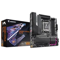 AORUS B650M ELITE - 1.0 - motherboard - micro ATX - Socket AM5 - AMD B650