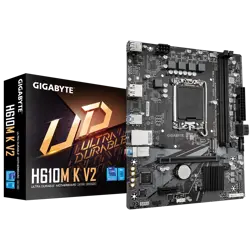 Gigabyte H610M K V2 - 1.0 - motherboard - micro ATX - LGA1700 Socket - H610