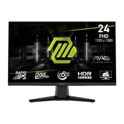 Monitor 24 MSI MAG 242F IPS, FHD, 0,5ms, 200Hz, HDMI, DP
