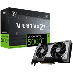 MSI Ventus GeForce RTX 5060 Ti 16GB GDDR7 PCI Express 5.0 x 16 (use x8) Graphics Card RTX 5060 Ti 16G VENTUS 2X OC PLUS
