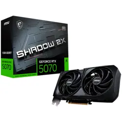 MSI Video Card Nvidia GeForce RTX 5070 12G SHADOW 2X OC Tray (12GB GDDR7/192bit, 3xDP, 1xHDMI, PCIe Gen 5, Recommended PSU 650W) Tray