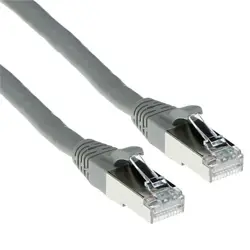 NaviaTec Cat6A S FTP, 26AWG, LSZH, 0,5m, Grey
