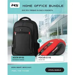 NOT DOD MS AGON M100 ruksak + miš gratis