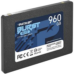 Patriot SSD Burst Elite R450/W320, 960GB, 7mm,2.5"