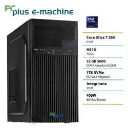 PCPLUS e-machine Core Ultra 7 265 32GB 1TB namizni računalnik