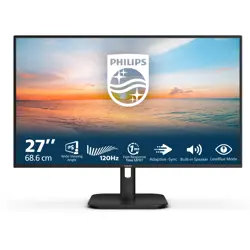 Philips 27" 24E1N1200A, VGA, HDMI, DP, 120Hz, zvuč