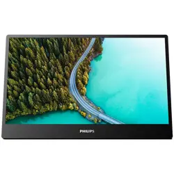 PHILIPS Monitor 16B1P3302D portable 15.6, 1920x1080 (FHD), IPS, 75Hz, 4ms, 2xUSB-C (DP Alt mode, Data, Power delivery)