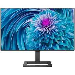 PHILIPS Monitor 275E2FAE 27", 2560x1440 (QHD), IPS, 75Hz, 4ms, 350 cd/m2, 1000:1, 2xHDMI, 1xDP, Speakers