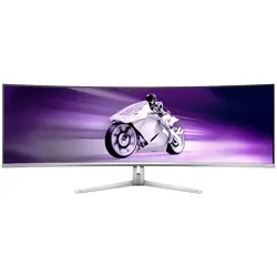 Philips Monitor Evnia 49M2C8900L/00 49" QD-OLED, 32:9, 5120x1440 (Dual QHD), 144hz 0.03ms, 250 cd/m² (typical), 1,500,000:1, 2x HDMI 2.1, DisplayPort 1.4, USB-C (90W), 4x USB 3.2, Speakers (2x 7.5W tw